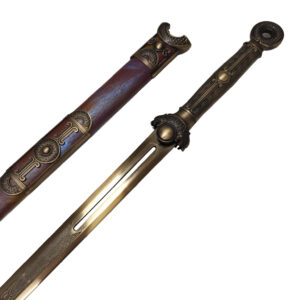 Gold Manganese Steel Holy Sword - Knives & Swords Specialist